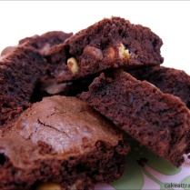 Brownies de tres chocolates 5